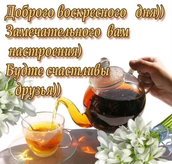 хорошего воскресного дня и отличного настроения