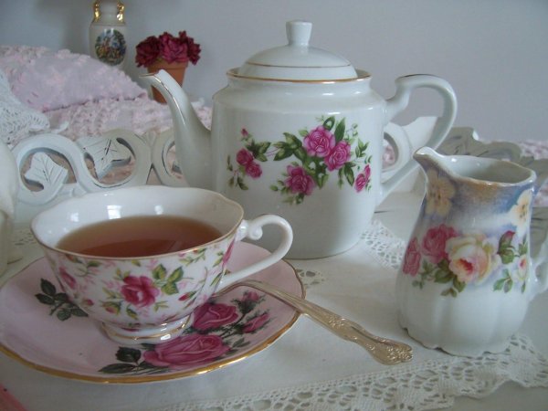 красивое чаепитие
