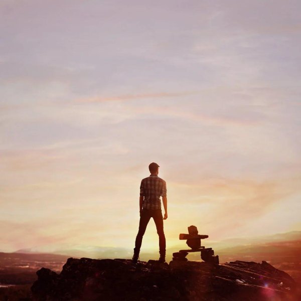 закат человек