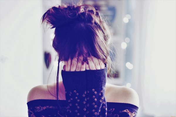 красивые девушки с закрытым лицом