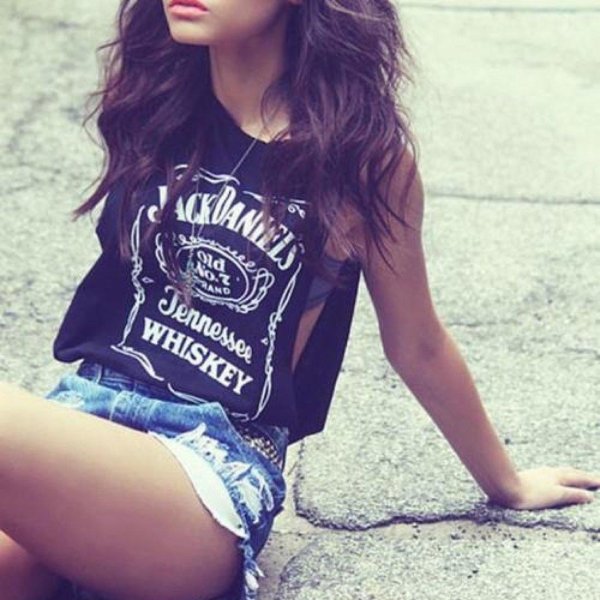 футболка джек дэниэлс женская