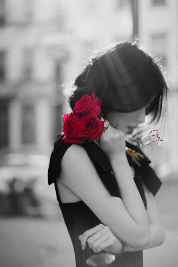 фотосессия с розами