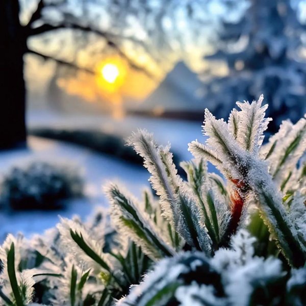 пейзаж зима