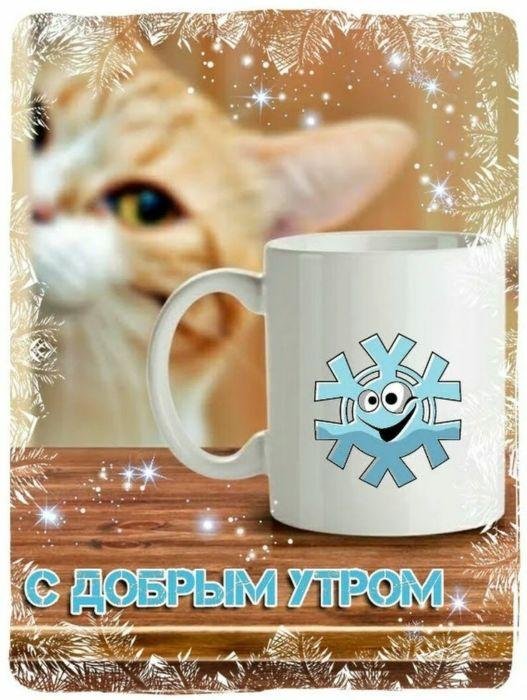 с добрым утром зимние прикольные