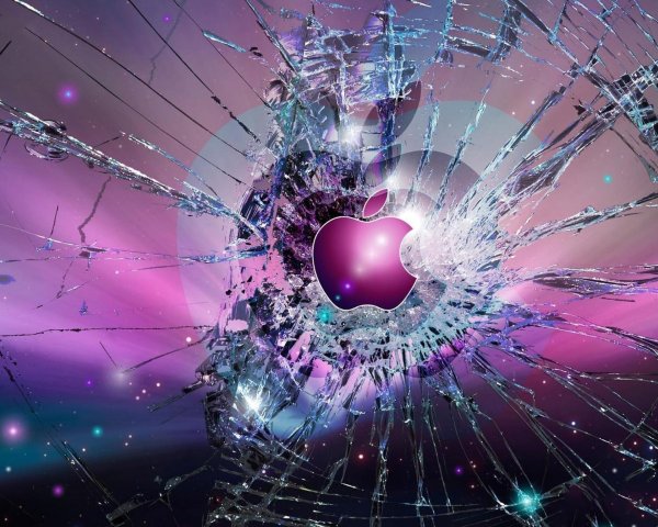 разбитый экран телевизора