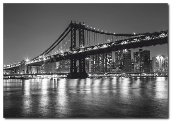 бруклинский мост ночью