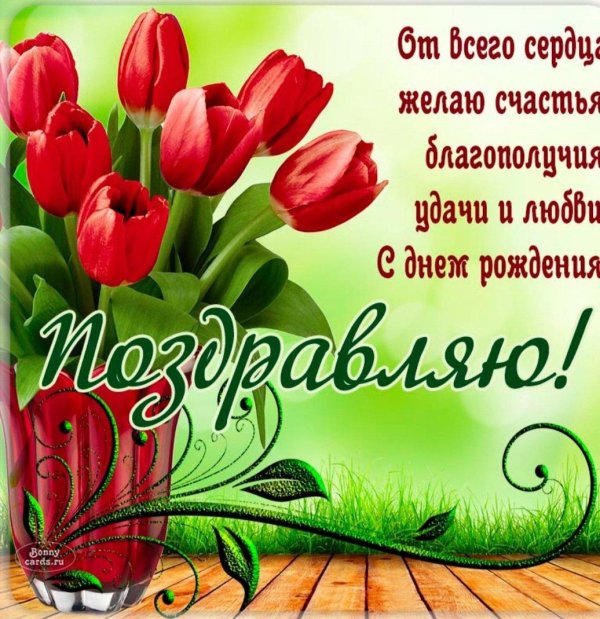 с днём рождения тюльпвны
