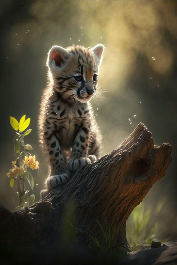 детеныши леопарда