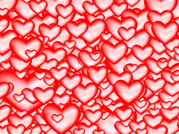 фон с сердечком