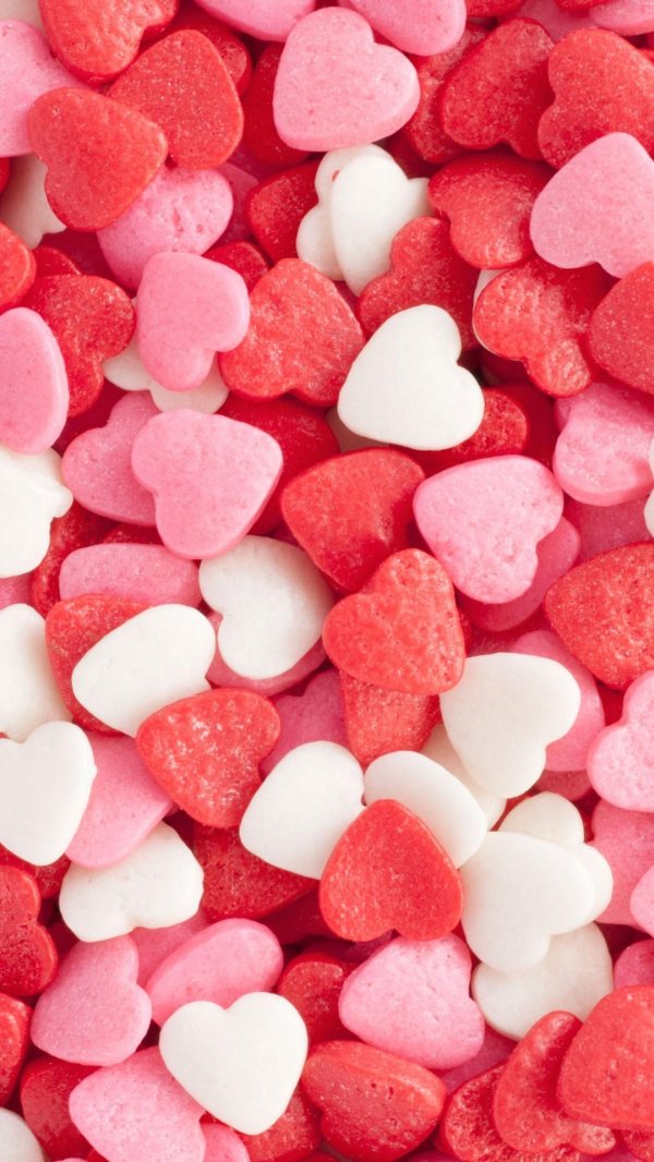 много сердечек