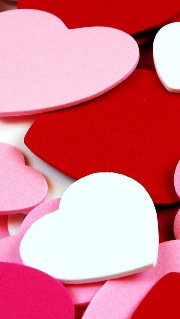 фон сердечек