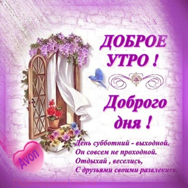 добрый день доброе утро