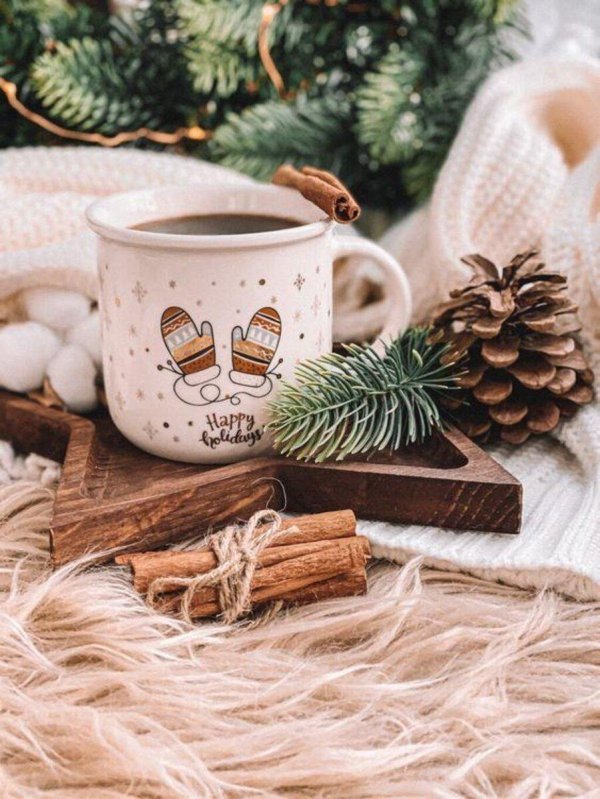 новогодние эстетика