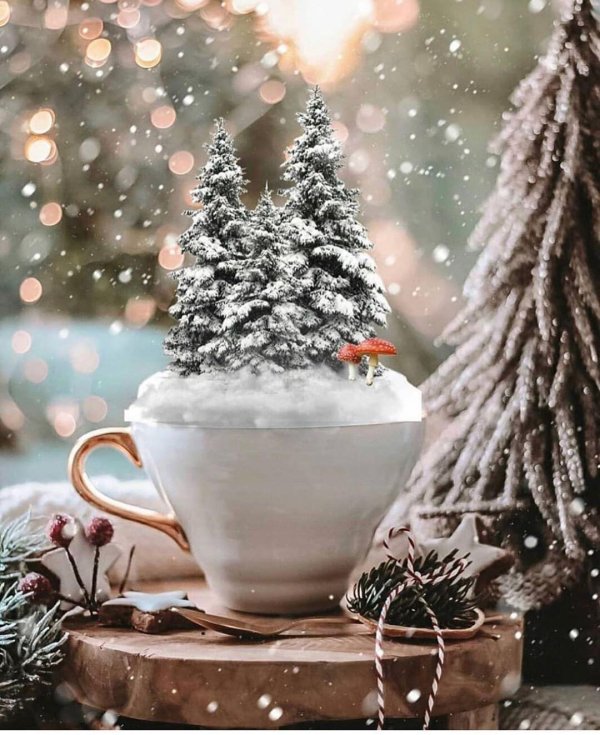 доброе утро зимние стильные