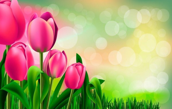 фон весенний