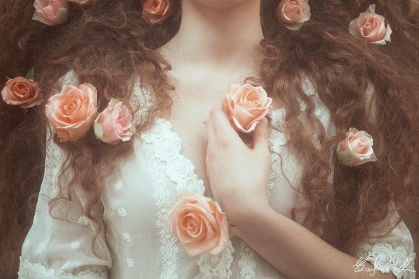 девушка нежность