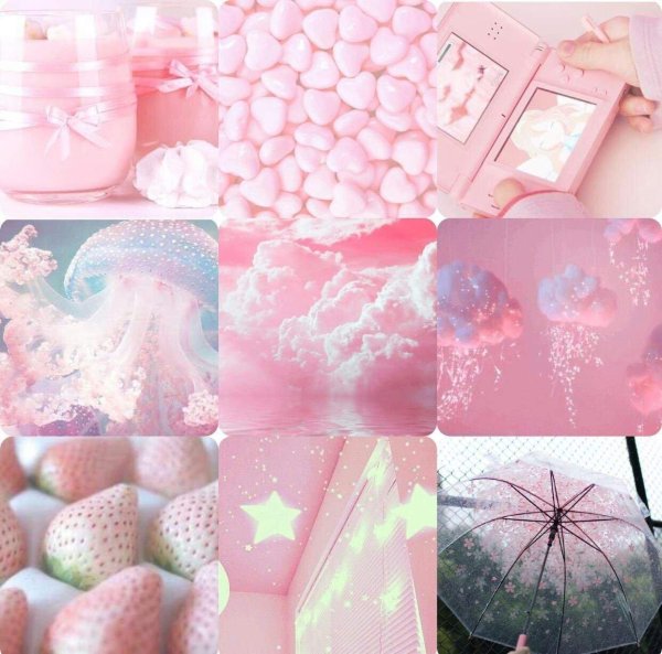 aesthetic pastel коллаж pink pastel