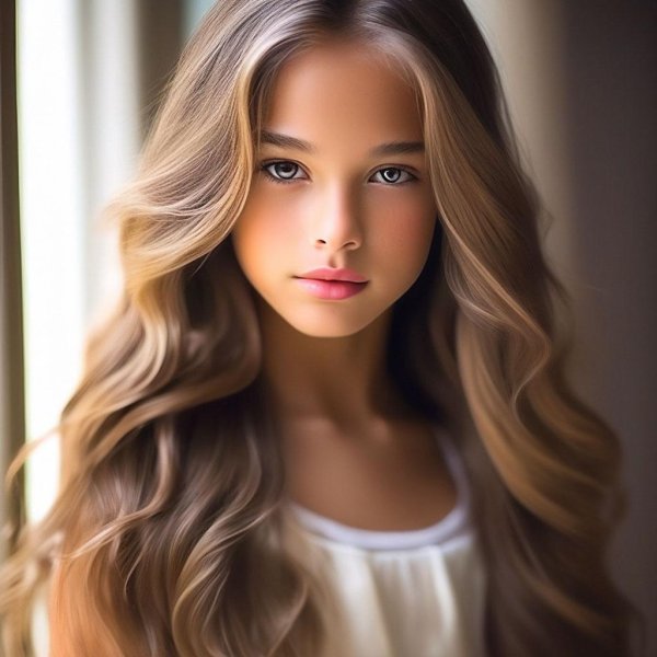 юная красавица