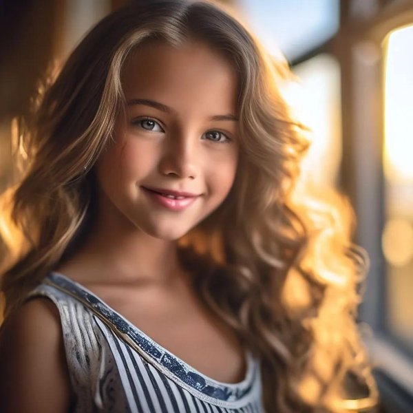 юная красавица