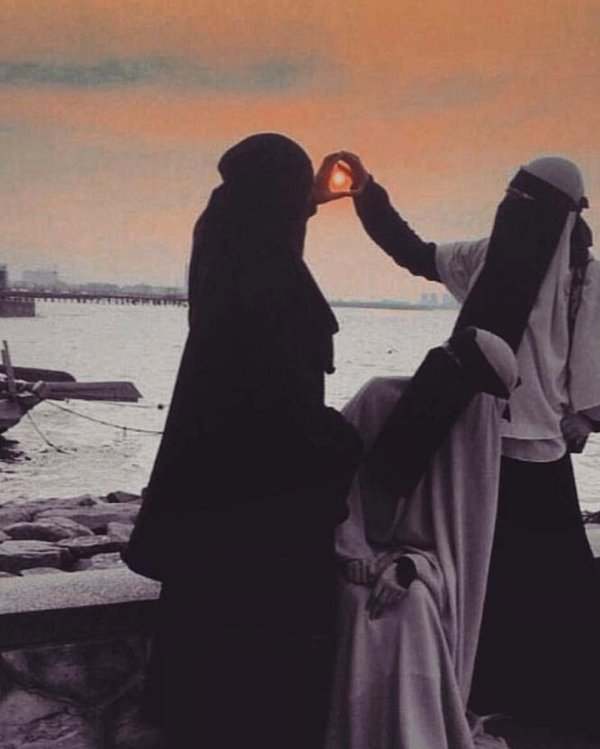 никаб муслима