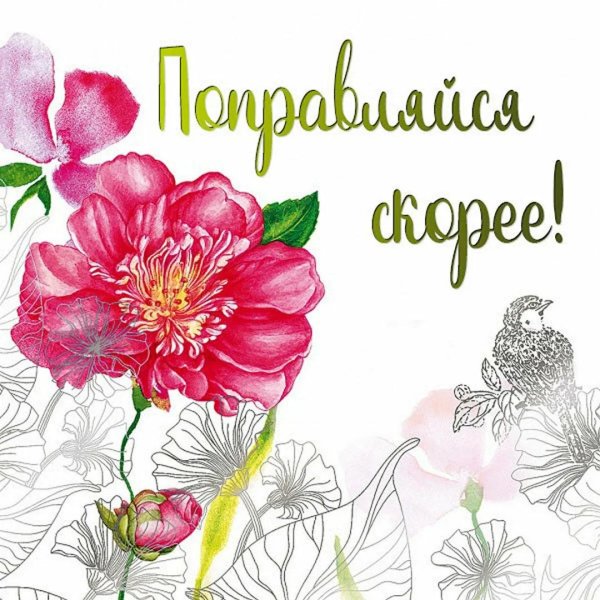 с выздоровлением открытки