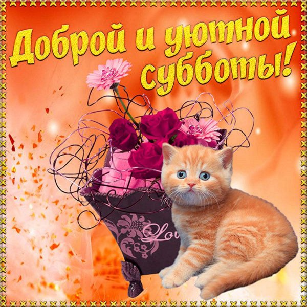 доброго субботнего утра