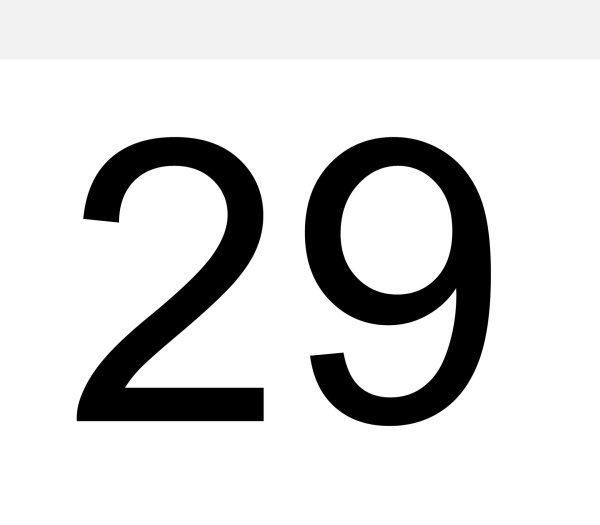 трафарет цифр