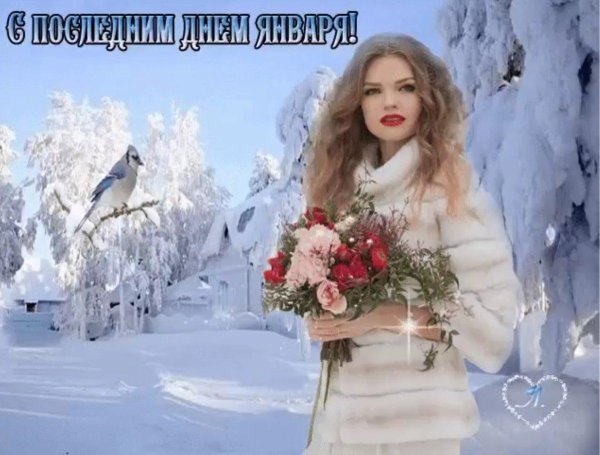 зимний образ невесты