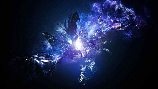 синий абстракция