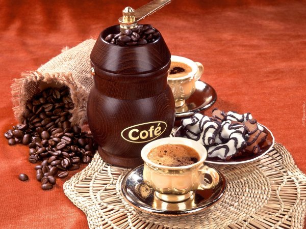 открытка кофе