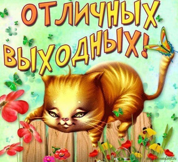 выходные открытки