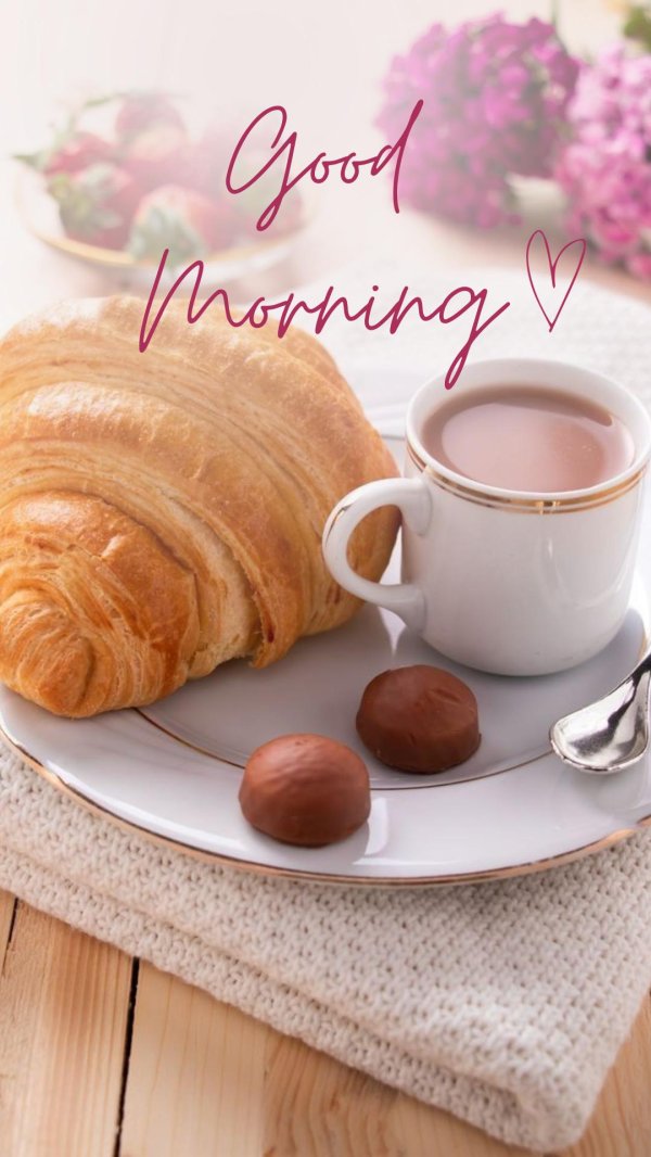 кофе круассан