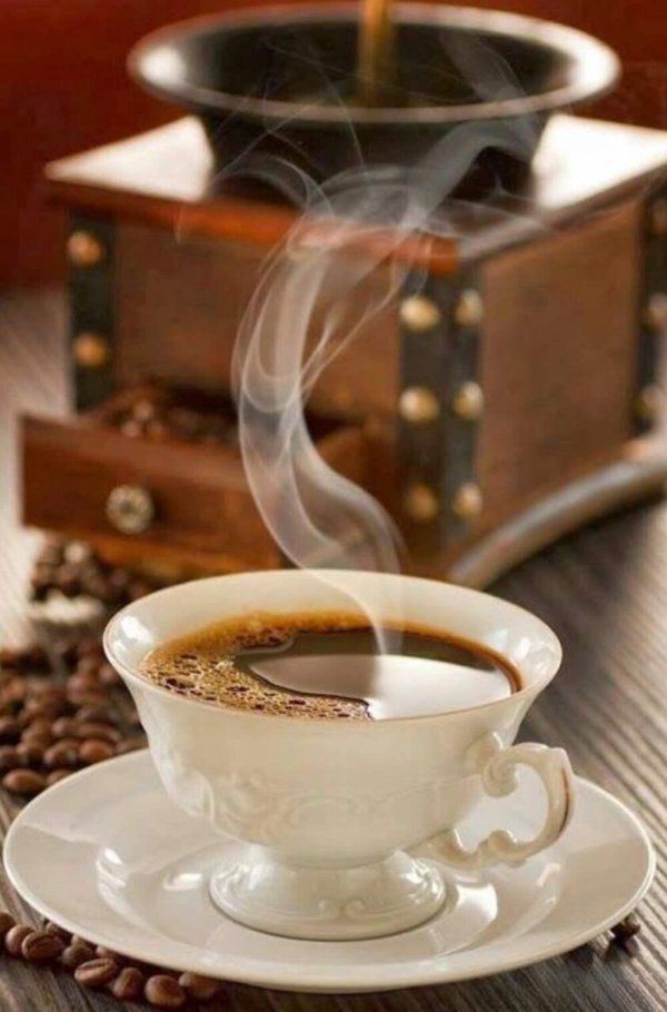 кофе горячий