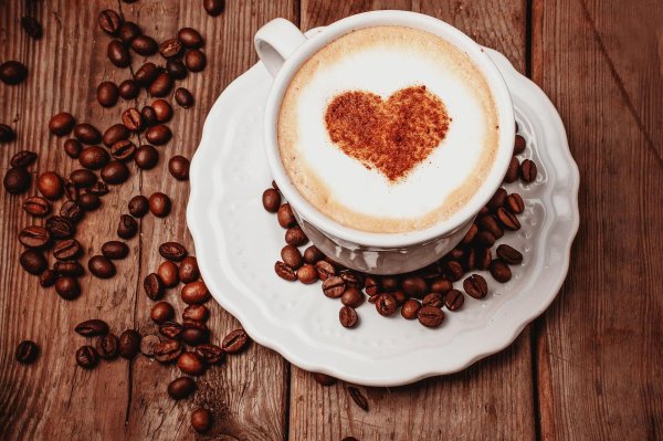 красивое кофе