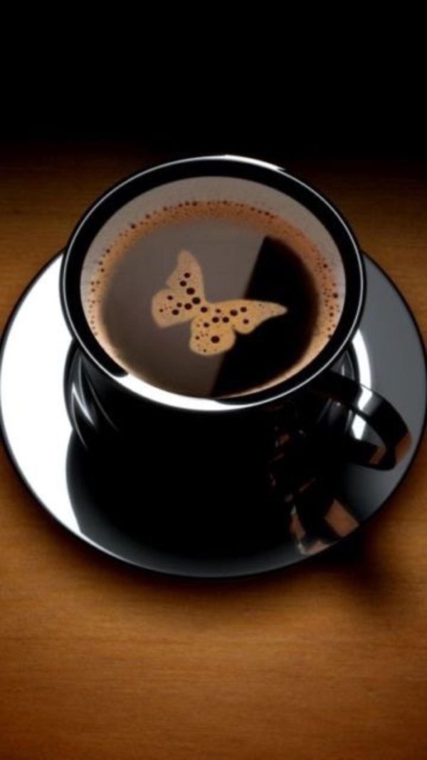 кофе бабочка