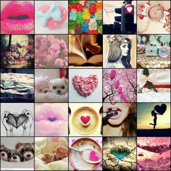 стильный коллаж