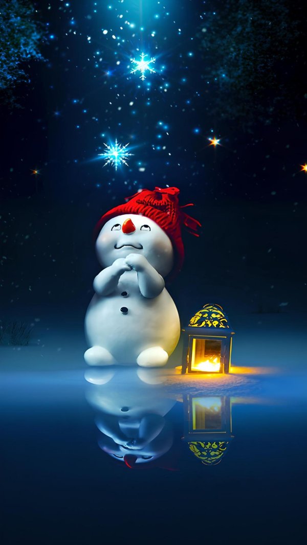 рождественский снеговик