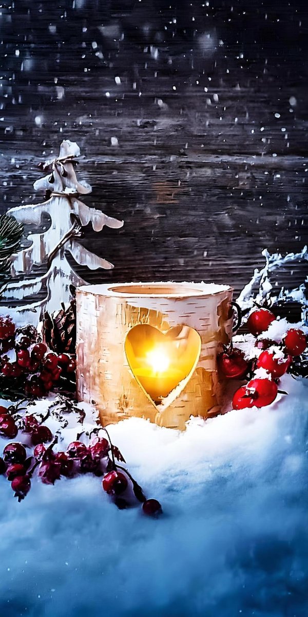 снежное утро