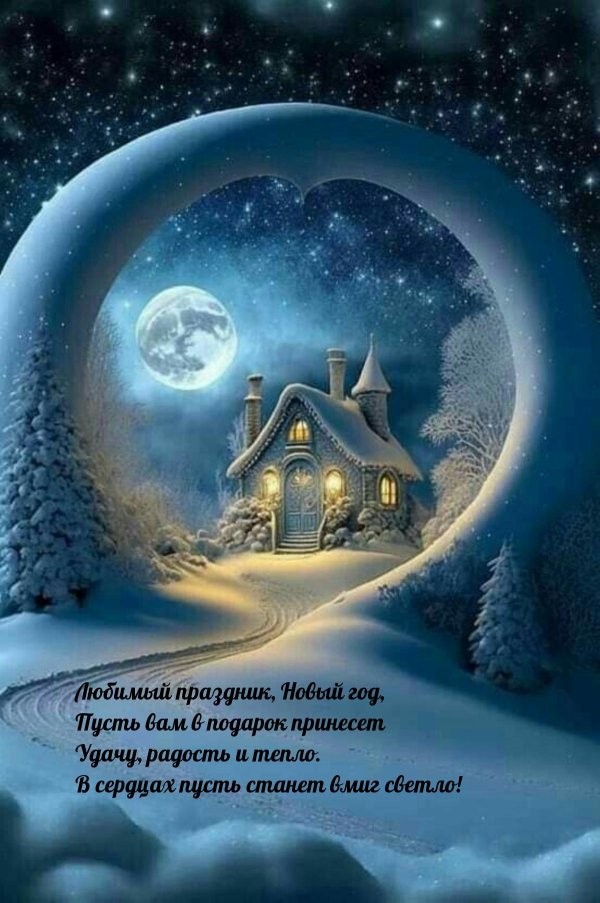 рождественские пейзажи