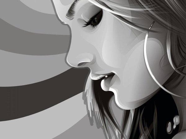 девушки рисунки