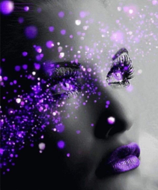 фиолетовые тона