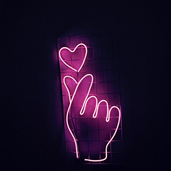 неоновое сердце