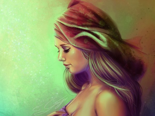 девушки рисунки