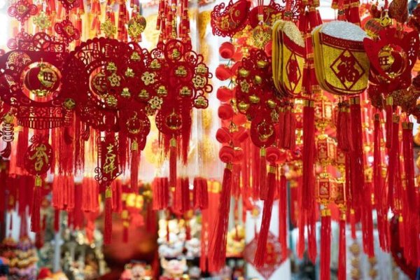 китайские новогодние украшения