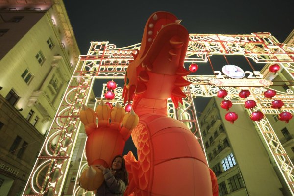 китайский новый год дракон