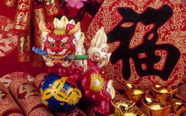 китайские новогодние украшения