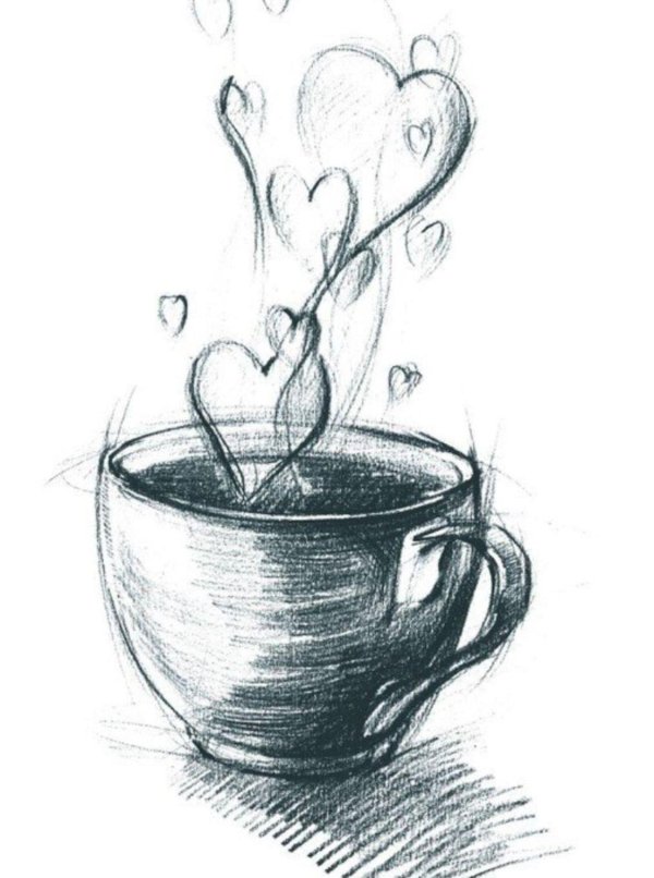 сердце в чашке чая