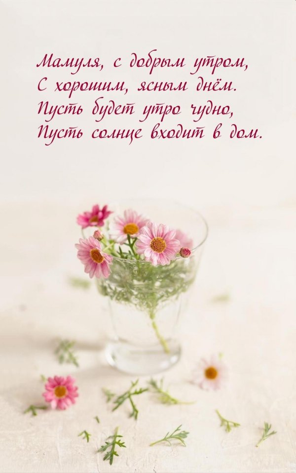 доброго утра мамуля
