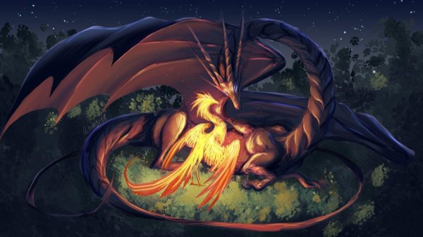 мистические драконы