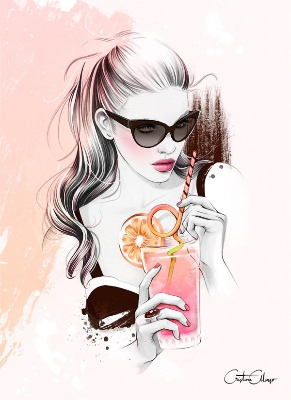 модная иллюстрация